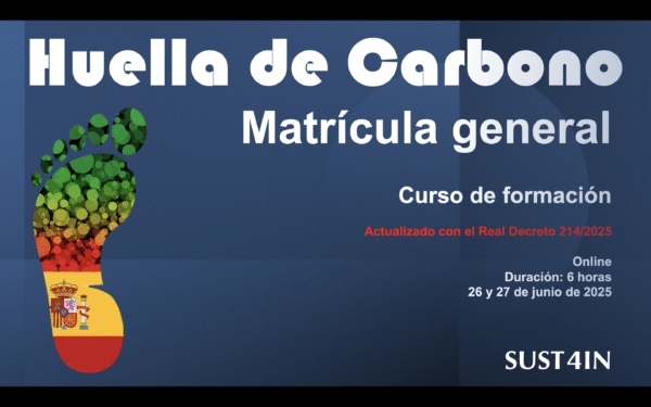 Huella de Carbono - Real Decreto 214/2025 - Matrícula general