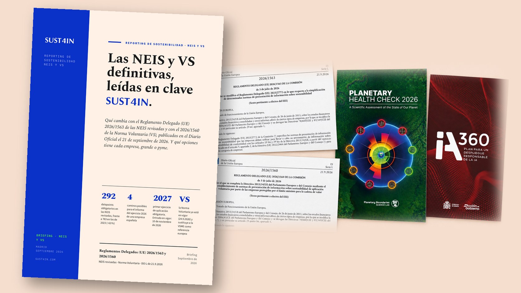 Nuevas NEIS y Norma Voluntaria (VS) oficiales, con el briefing de SUST4IN